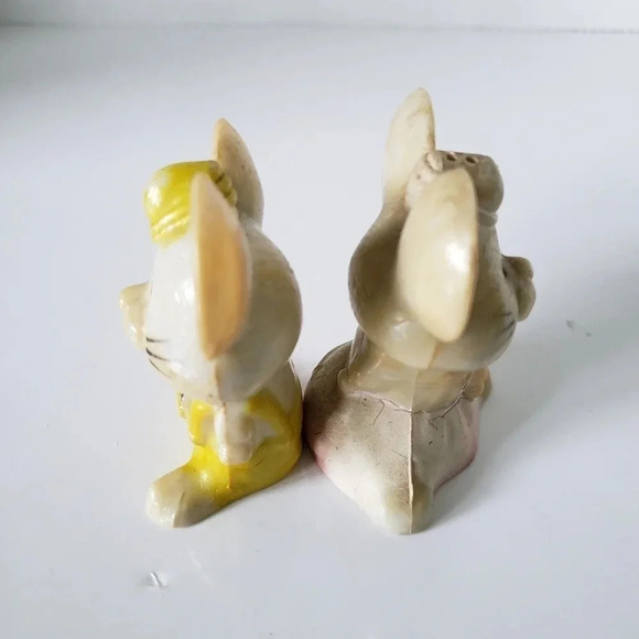 Vintage set  of 2 Plastic Mice Salt/Pepper Shakers. - Picture 4 of 5